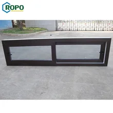 10 שנה אחריות PVC זיגוג שחור אבנט כפול שקופיות זיגוג Windows