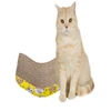 Small V-type cat scratch board corrugated cardboard scraper scraping mat sofa bed board pad pet supplies
