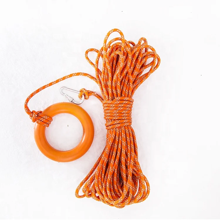 
30 meters per 8 mm diameter buoyant rescue quoit line for life buoy 