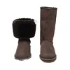 Top Selling High Quality And New Design Australian Sheepskin Antiskid Winter Boots High Snow Boots