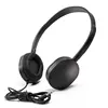DENKO OEM Wholesale Bulk Disposable Headset headphone Wired Headphones for School, Airplane, Train, Hospital, Tender