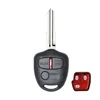 Shenzhen wholesale id46 chip 433 MHz mit11 right blade 3 button remote key for mitsubishi pajero outlander