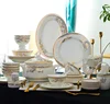 Swan lake bone China bowls and plates home custom logo gifts