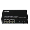 Desktop Switch 1000M Base Fiber 8 100M Base Rj45 Port Fiber Optic Network Converter