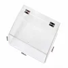Factory custom acryl organizer chocolate bread box for candy box food safety material hinge with lid