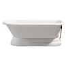 54'' mini roll rim soaking tub, small size bath for the teen