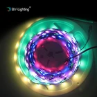 30/60/144 あたり計ブラック PCB WS2812b DC5V 12 V マジックカラー rgbw/rgb led ストリップデジタル