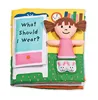 Customized soft baby infant educational washable fabric quiet book felt cloth book for kids