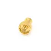 Copper Gold Plated SMA Female to BNC Female Connector RF Coaxial Coax Adapter BNC to SMA F\/F Plug