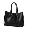 Exotic leather handbags ladies fashion snakeskin python leather tote bag shoulder bag women beach bag