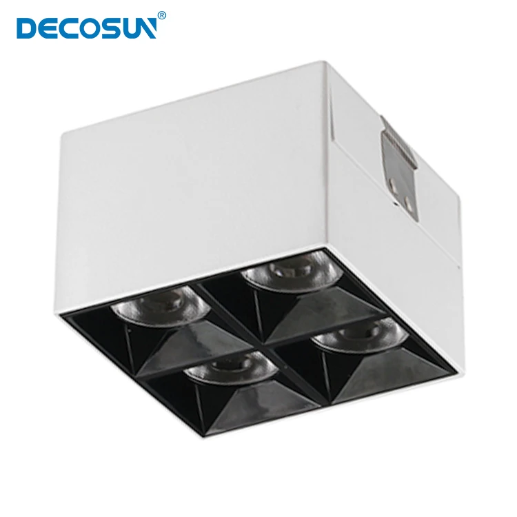 AC200-240V 90*90*56mm ceiling recessed 12w cob led batten light