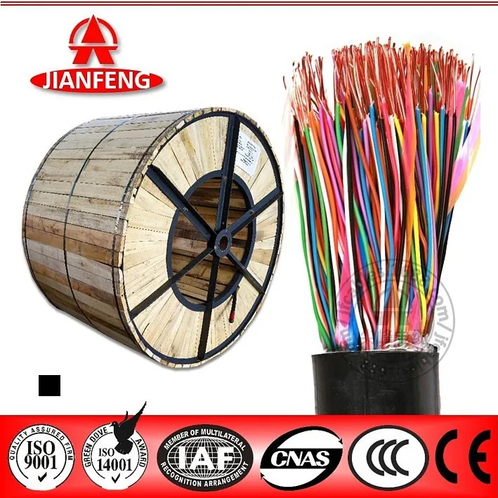 Underground Telephone Cable 0.40mm 0.50mm Copper 100 Pair 200 Pair 300