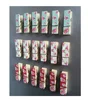 6pcs Wooden Craft Pegs Paper Photo Hanging Spring Coloured Drawing magnetic Clips 4.5X1.2CM