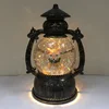 8" H Fabulous Light Up Glitter Snowing Animal Scene Gift Article And Decorative