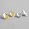 2019promotion European style wholesale gold earring designs without stone 18k small gold 925 sterling silver earrings stud