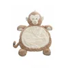 Cute cheap super soft plush elephant dog monkey animal shape baby play mat