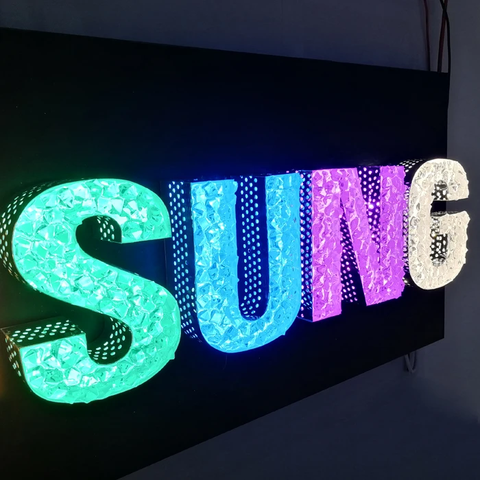 Manufacturer Custom 3D Illuminate Logo Cnc Channel Letter Led Light Up Letters