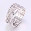 color change stone ring white gold plating ring pave setting ring for girls