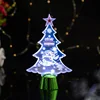 2019 Xmas 3D Acrylic Plate LED Night Light Table Lamp Christmas Home Decoration Kids Gift