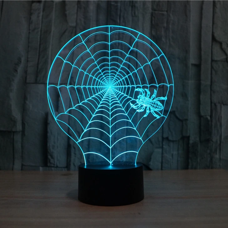 Custom Acrylic nightlight led night light table lamp for kids gifts bedroom 3d illusion usb acrylic  night light