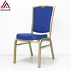 gold stacking steel hotel banquet chair