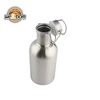 Wholesale Price 1L 3 Ounces Stainless Steel Single Wall Homebrew Mini Beer Growler Water Bottle with Customer Logo