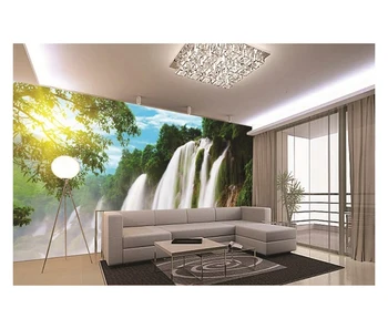 新スタイル中国の滝の風景画価格壁紙 Buy 価格の壁紙 滝の風景画