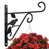 Grander&Home Wall Planter Bracket / Wrought Iron Wall Planter Hanging Hook / Flower Pot Bird Feeder Wind Chime Lanterns Hanger