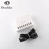 Doolike Multi port Smart charging Table station 5V 10A 8 USB charger for mobile phone,US UK EU Plug