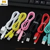 2019 hot selling nice colorful 1 in 2 flat USB 2.0 male to micro cable for xiao 4c ect
