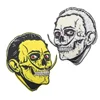 Custom Human Head Logo Felt Fabric Embroidery Badge Patches for Garment