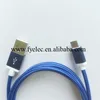 Best Quality Usb Cable Nylon Braided Pass 2A 1.5m Data Charging Electric Wire Micro 5pin Usb Cable support for android