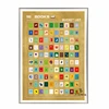 Original Design Brown Poster Scratch Off Bucket List Of 100 Must Read Book