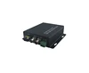 1 Channel HD/3G Sdi to fiber converter support RS-232, RS-422, and RS-485 data protocols with PGM audio/100M Ethernet