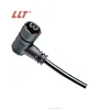 4 pin right angle circular thread waterproof cable connector electrical m12