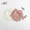 2019 INS hot sale knitted winter baby rompers baby clothes