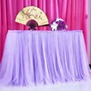 Tableware Table Cloth for Rectangle T or Round Tutu Table Skirting for Party,Wedding&birthday Tulle Table Skirt