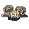 Simple Army Camp Style Custom Lightweight Cotton Twill Digital Camo Snapback Cap