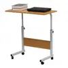 Movable Snack Side Couch Table Adjustable Height Coffee End Table Home & Office Furniture,with Wheels