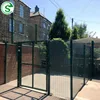 High security latch lock protect single metal house garden gates designs