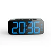 Dual Alarm Setting Modern Design Portable Tabletop Digital Alarm Clock