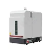 dynamic desktop High Technology safe enclosure 20w Fiber Laser Marking engraver Machine with cover for QR code PET PVC plastic