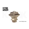 KYOK Chromehigh Quality Copper Curtain Rod Finials Stainless Steelcurtain Rod With Basketball Finialrubber Curtain Rod End Ca