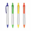 Silver Barrel Windows Open Ball Pen Color Parts Personalized Promotional Ballpoint Pen Customized Logo&Text Display Giveaway
