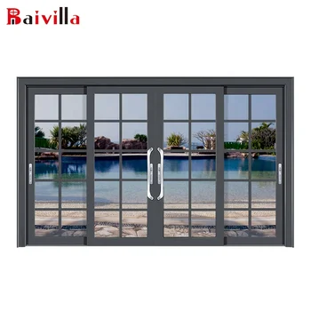 Latest Main Gate Design 2019 Puertas Style Aluminium Sliding Glass Door For Living Room Buy 96 X 80 Sliding Patio Door Latest Main Gate Design 2019