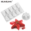 2019 Newest Silicone Mousse Cake Mold Crystal Hexagram Planet Shape Mould Soap Candle Mold Bakeware DIY Baking Decorating Tools