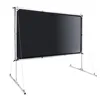 Free Standing100 inch 4:3 Front and Rear quick fold projector screen