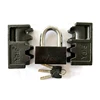 HIGH SECURITY + Full Removable Shackle Protector Iron Padlock Interactive key
