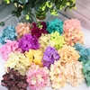 Cheap Wedding Wall Backdrop Decoration Flower Hydrangea Diy Silk Flowers Head