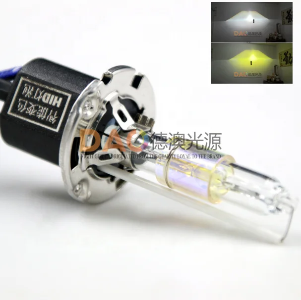 DAO 2019 new dual color hid bi xenon bulbs car hid lamp 3000k /6000k bulb for fog light  d2h 9012 h7 h11